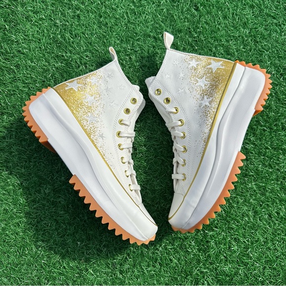 Converse Chuck Taylor All Star Lift Platform Hi Lemon Drop Golden Butterfly - Picture 14 of 14